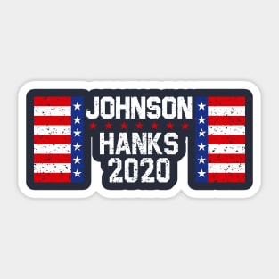 Johnson/Hanks 2020 Sticker